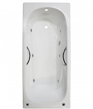 Ванна Aqualux ZYA 9-4 (Artex Mali) 170x75 с гидромассажем