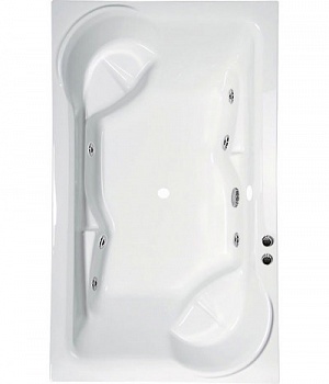 Ванна Alpen Duo 200х120 с гидромассажем