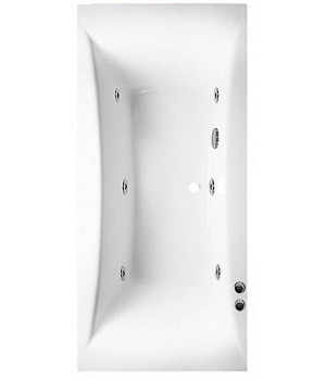 Ванна Alpen Luna 160x75 с гидромассажем