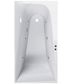 Ванна Boomerang Vayer 180x80 (Левая) с гидромассажем