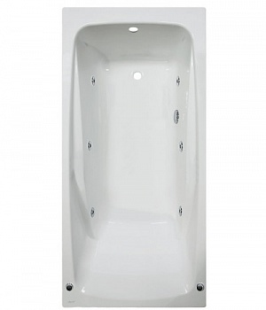 Ванна Jacob Delafon Repos 170x80 (без ручек) с гидромассажем