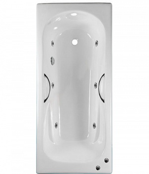 Ванна Castalia Paola 170x75 (с ручками) с гидромассажем