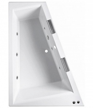 Ванна Riho Doppio 180х130 с гидромассажем (Левая, встраиваемая)