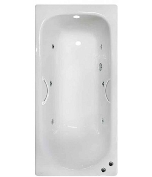 Ванна Vinsent Veron Soissons 170x70 (с ручками) с гидромассажем