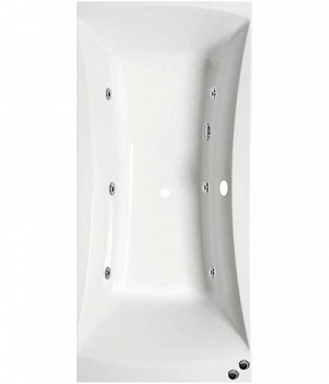 Ванна Alpen Alia 180х80 с гидромассажем