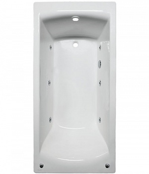 Ванна Jacob Delafon Biove 170x75 (без ручек) с гидромассажем